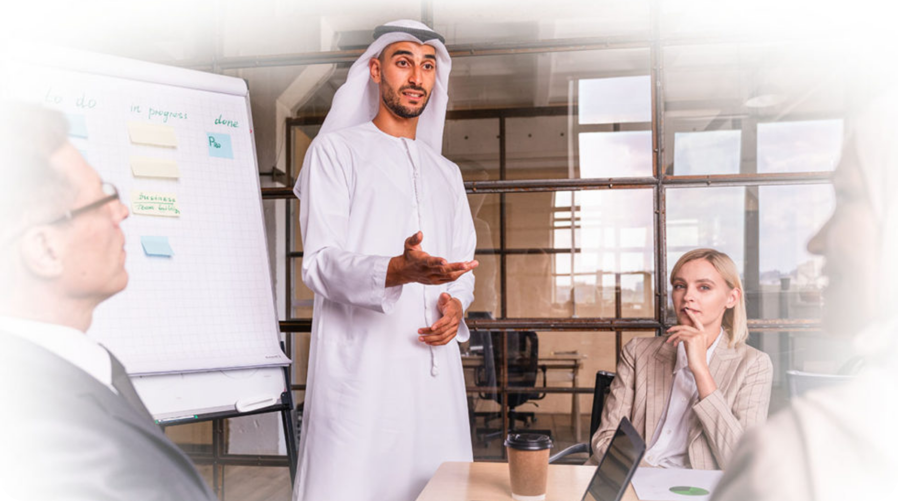 sunset behind San Francisco city skyline